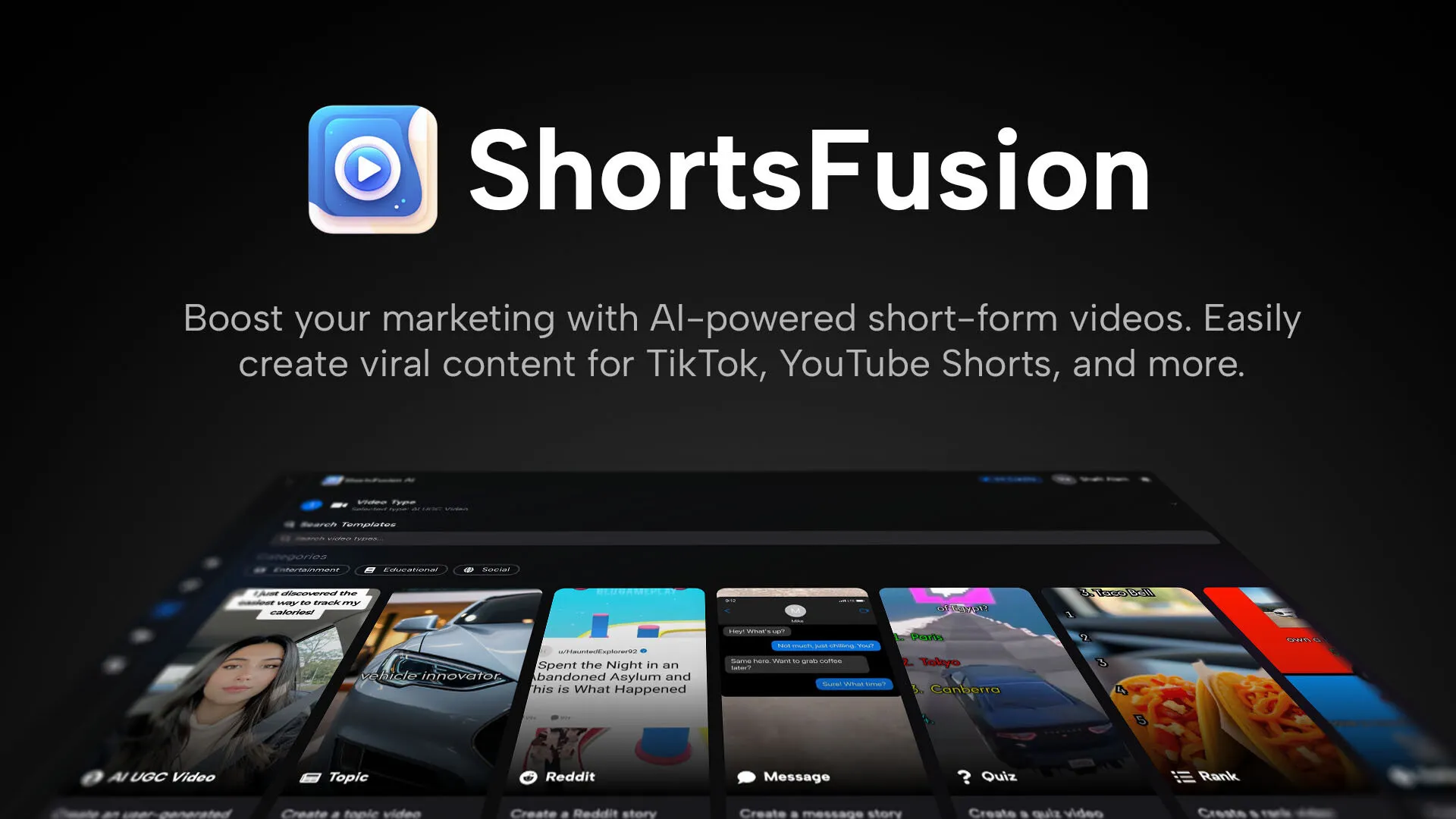 ShortsFusion App Promo